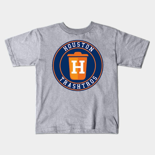 Houston Trashtros Kids T-Shirt by deadright